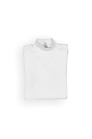 Yarım Balıkçı Yaka Boğazlı Penye Kız Okul Tişört MNK0384