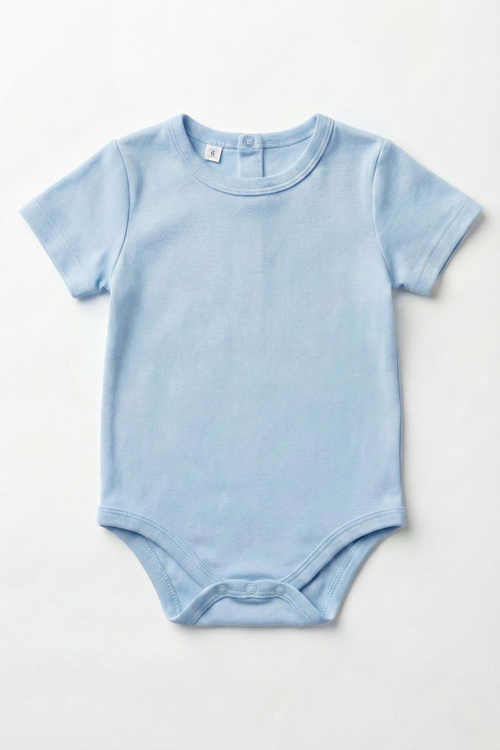 Bebek Çıtçıtlı Kısa Kol Zıbın Badi MNK0457