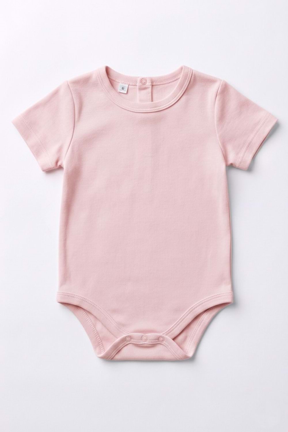 Bebek Çıtçıtlı Kısa Kol Zıbın Badi MNK0457