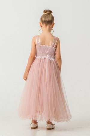 Kız Çocuk Robası Katlı Özel Gün Abiye Elbise MNK0475