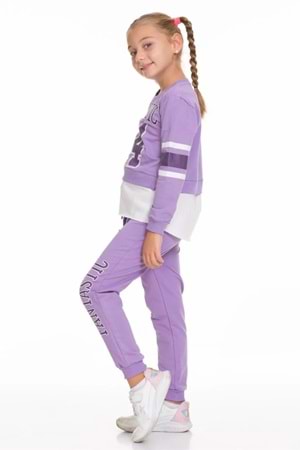 Kız Çocuk Fantastic Baskılı Eşofman Takımı Mnk0518