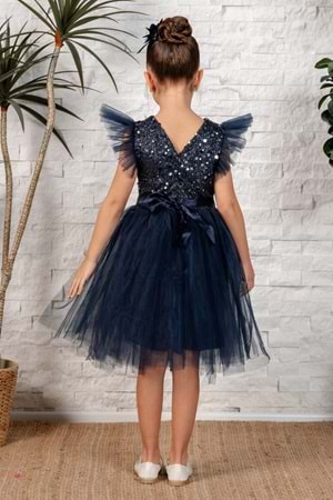 Tüllü Kız Çocuk KPL Elbise MNK0526