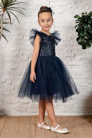 Tüllü Kız Çocuk KPL Elbise MNK0526