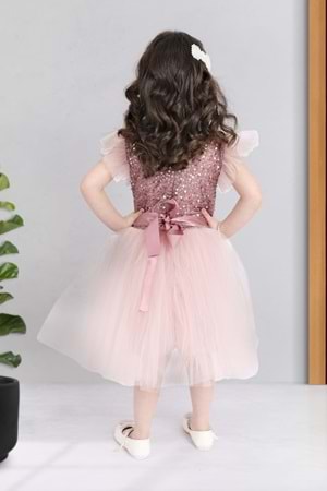 Tüllü Kız Çocuk KPL Elbise MNK0526