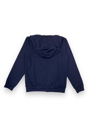 Çocuk İkiiplik Mevsimlik Fermuarlı Kapüşonlu Sweatshirt MNK0540
