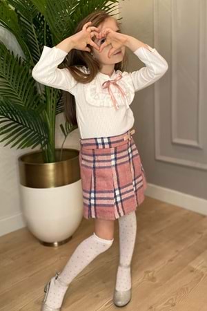 Şort Etek Kız Çocuk Takım MNK0561