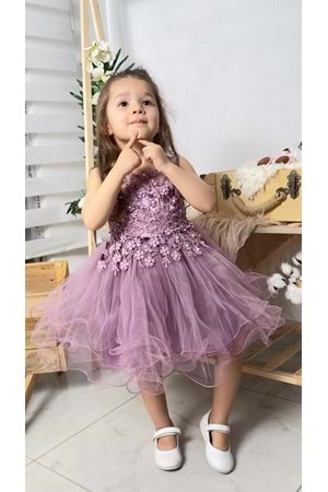 İncili Kız Çocuk Daisy Elbise MNK0585