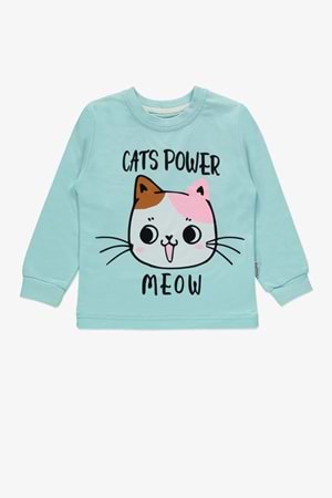 Baskılı İkiiplik Kız Pijama Takım MNK0602
