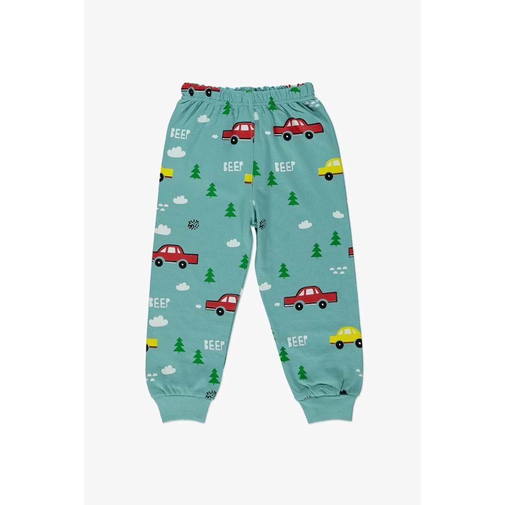 Baskılı İkiiplik Erkek Pijama Takım MNK0603