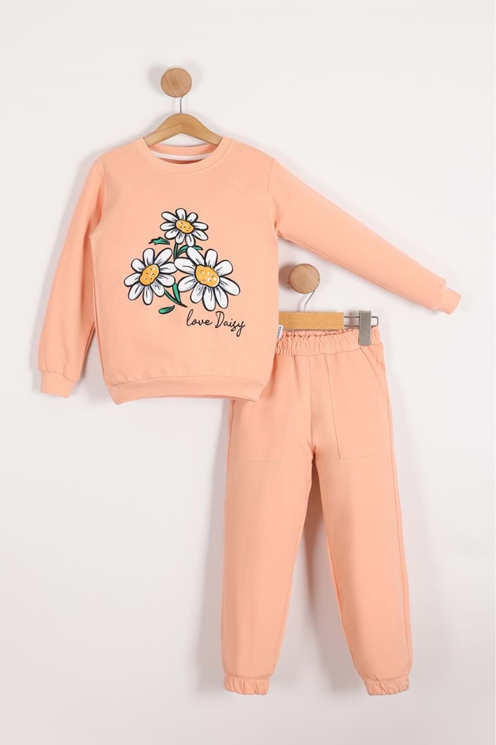 Papatya Motif Kız Çocuk Eşofman MNK0620