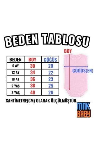 Ben Keyfim Ve Keyfimin Kahyası Baskılı Uzun Kollu Bebek Body Zıbın Çıtçıtlı Badi MNK0632
