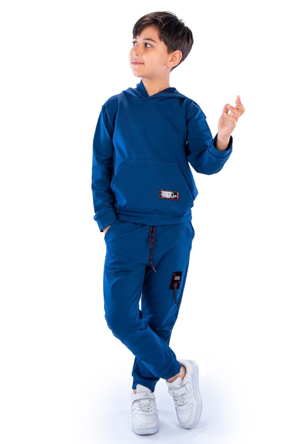 Team Kanguru Cepli Kapüşonlu Çocuk Eşofman MNK10074