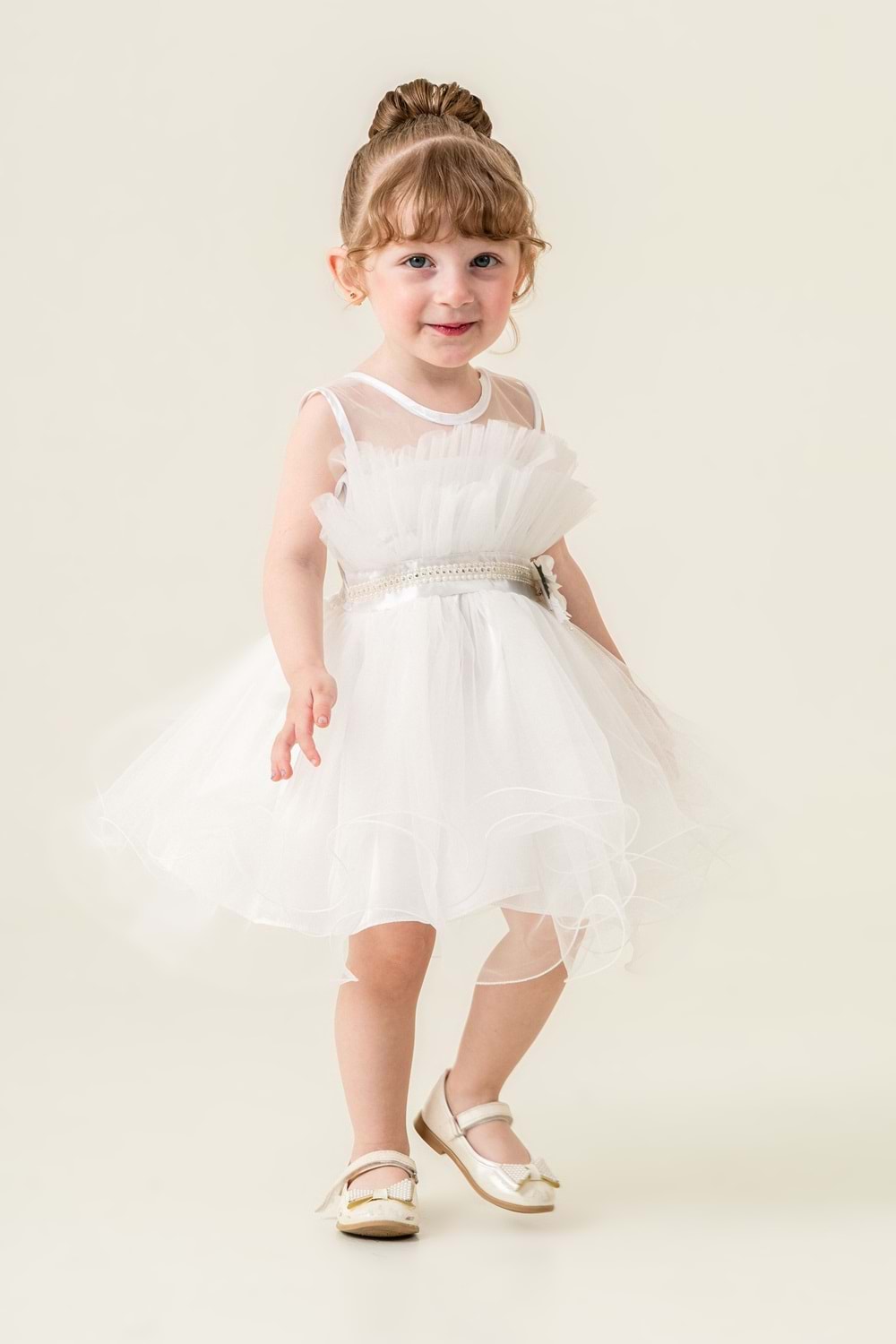 Kız Çocuk Tütülü Vena Elbise MNK285