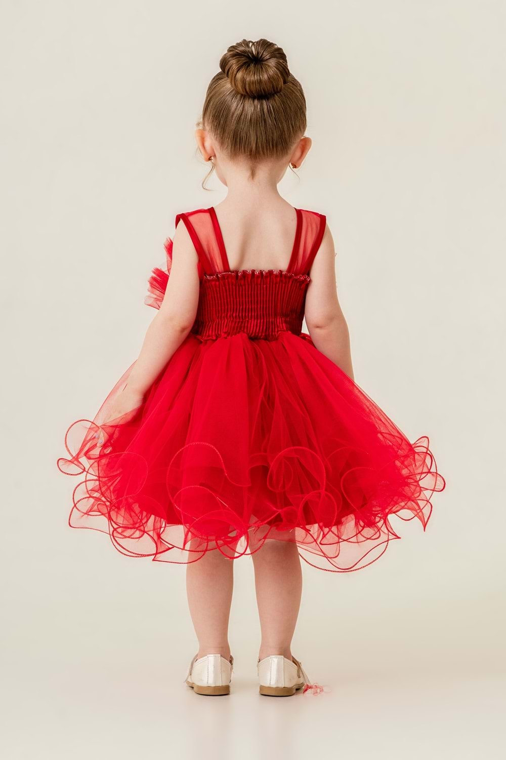 Kız Çocuk Tütülü Vena Elbise MNK285