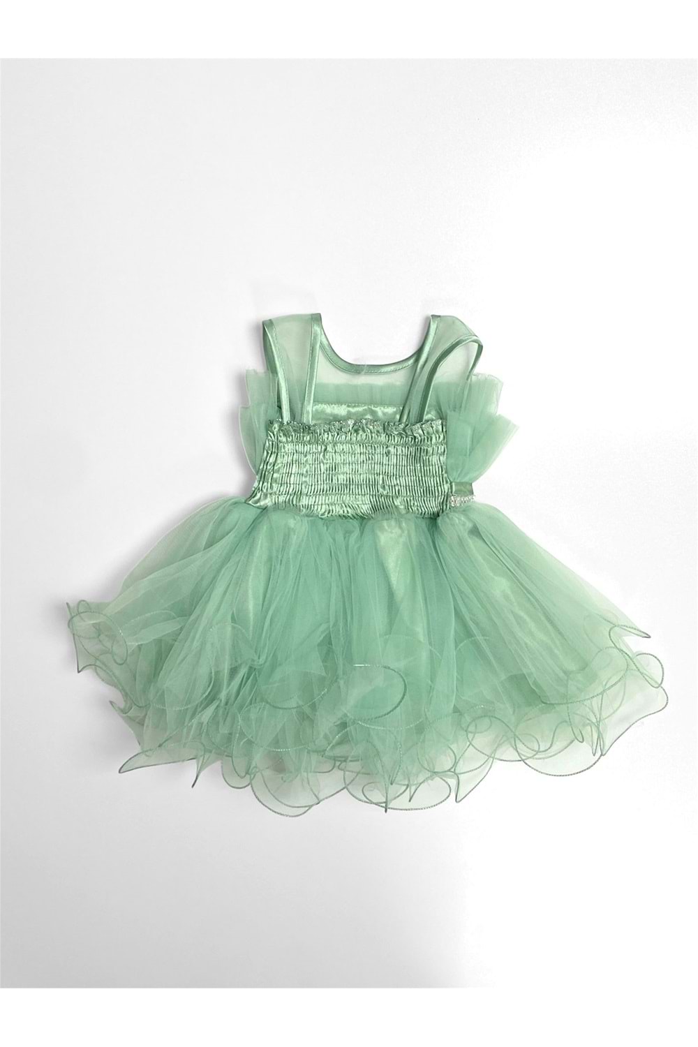 Kız Çocuk Tütülü Vena Elbise MNK285