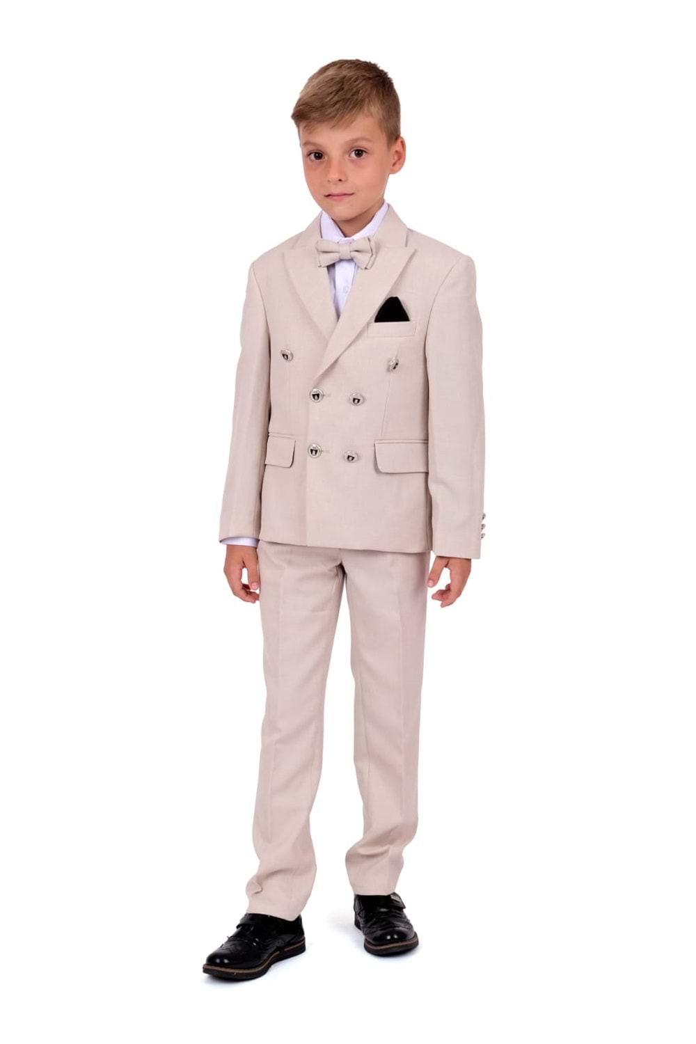 Kruvaze İtalyan Kesim Montero Erkek Çocuk Takım Elbise MNK5689