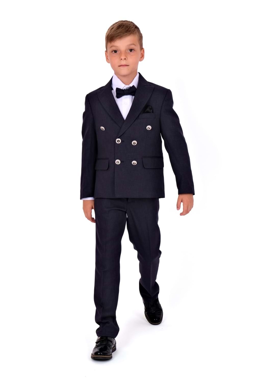 Kruvaze İtalyan Kesim Montero Erkek Çocuk Takım Elbise MNK5689