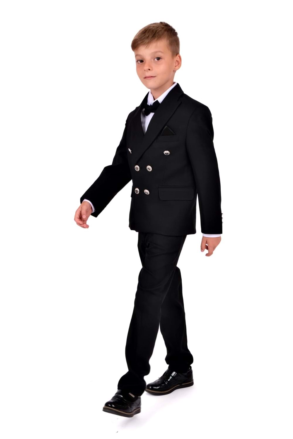 Kruvaze İtalyan Kesim Montero Erkek Çocuk Takım Elbise MNK5689