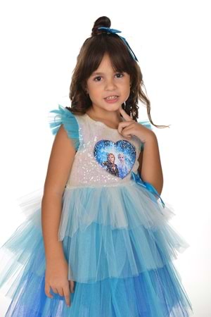 Pul Payetli Tütü Parti Elbisesi