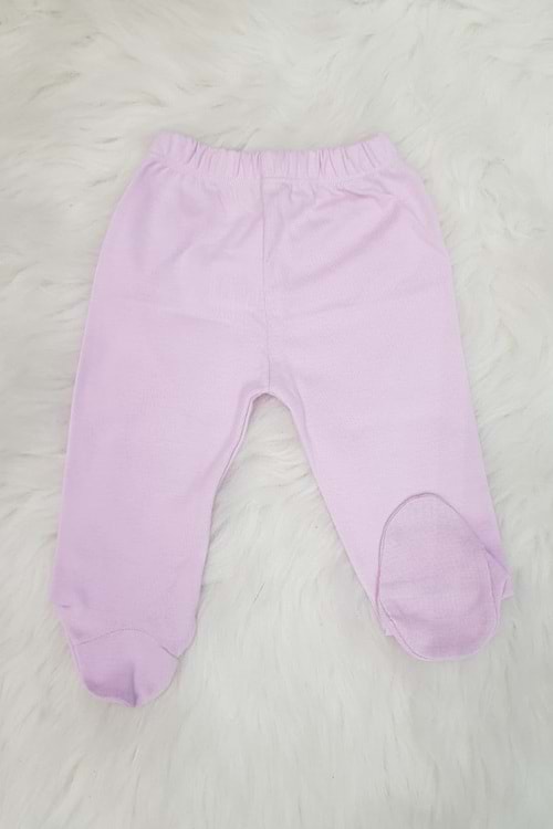 Pembe Patikli Bebek Penye Pantolon